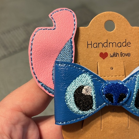 Handmade Disney Stitch Inspired Hair Clip - Picture 5 of 11